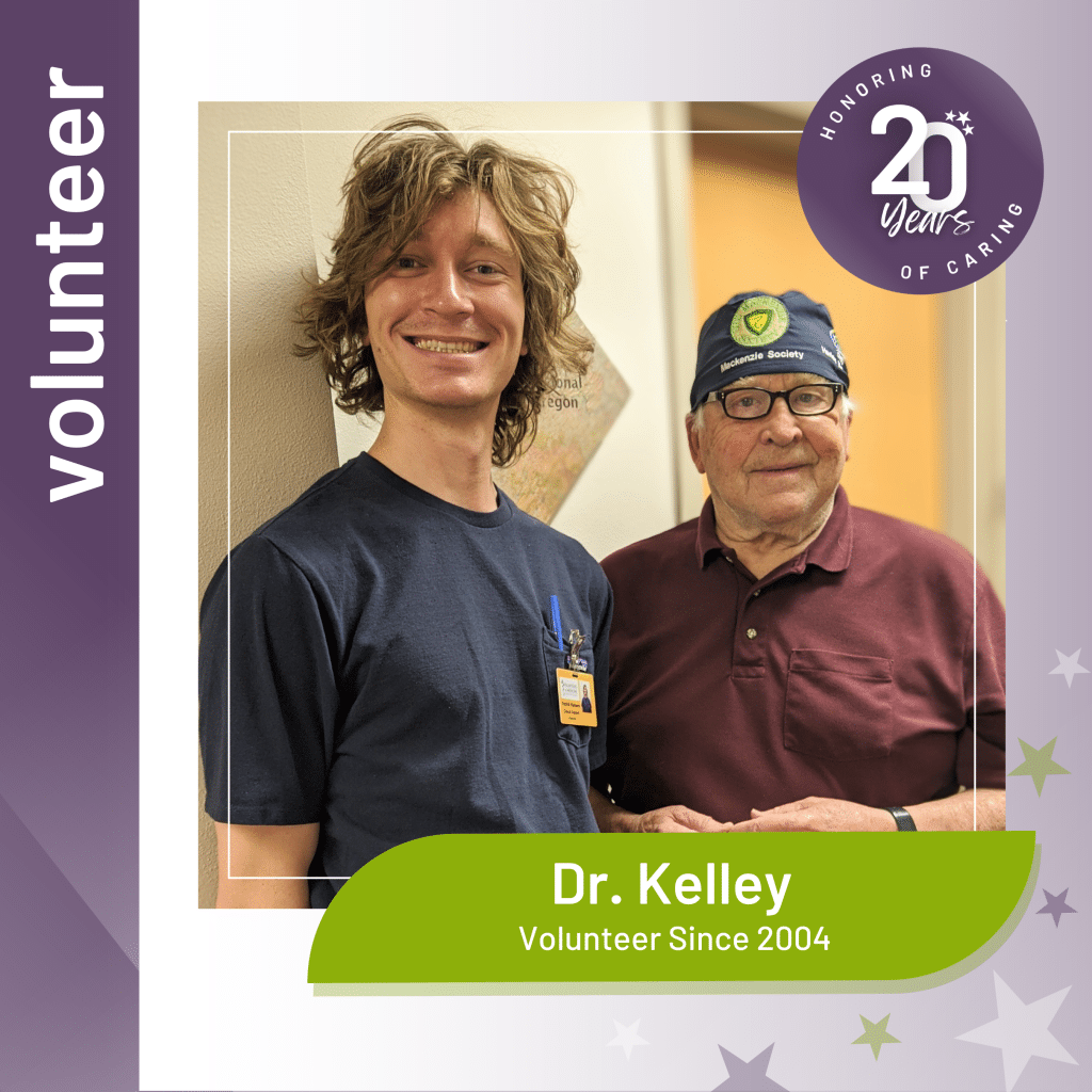 Volunteer Highlight: Dr. Kelley